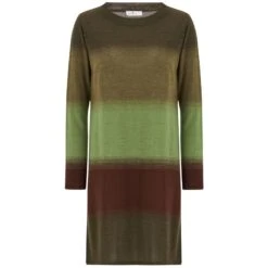 A Form Knitwear Casual Midi Dress - Multicolour