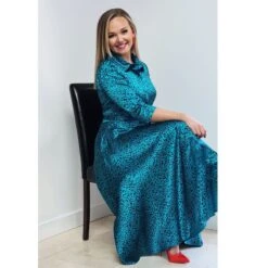 Marsden Dress Turquoise Leopard Print 14 Marsden Dress Turquoise Leopard Print -Maison Close Sales aavpcl8enmjhaxjhhluf