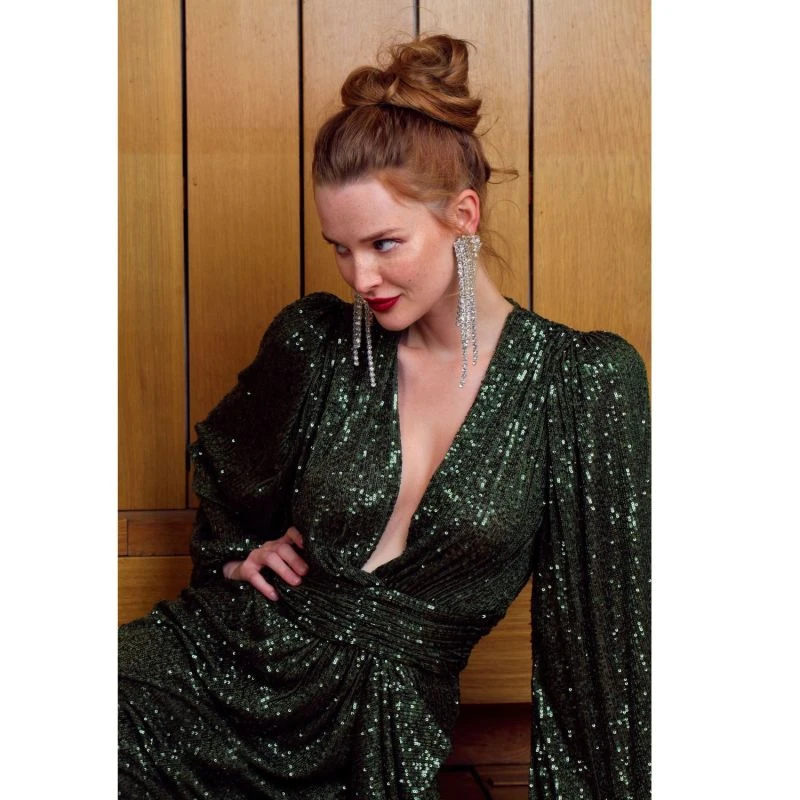 Anastasia Vineyard Green Dress 5 Anastasia Vineyard Green Dress - Image 3