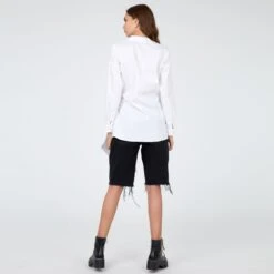 Vega White Cotton Shirt -Maison Close Sales adidv6gya7s8sxga5xiy