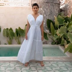 Alhena Dress White 11 Alhena Dress White -Maison Close Sales alhena dress white 01b610e7dc10797675f4676c0ee5f78b