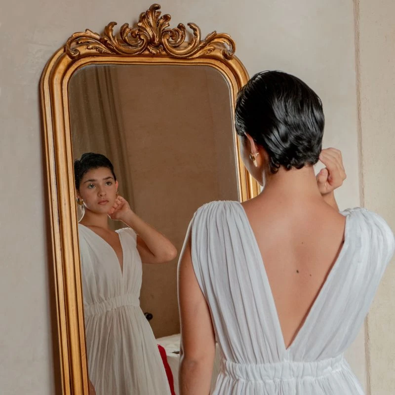 Alhena Dress White 6 Alhena Dress White - Image 4