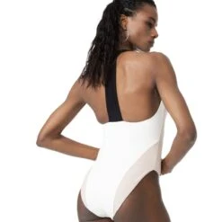 Allyors Bib - Swimsuit - White -Maison Close Sales allyors bib swimsuit vanilla 508d50c79f7174b1747f71c2a1759d82