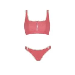 Allyors - Zipper - Bikini Top - Pink -Maison Close Sales allyors zipper bikini bottom 1be34ceb6472dd347541be57e7e40482