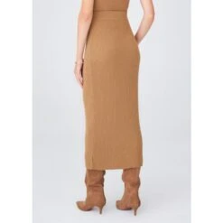 Rib Knitted Cashmere Blend Knitwear Pencil Skirt - Camel 12 Rib Knitted Cashmere Blend Knitwear Pencil Skirt - Camel -Maison Close Sales aoa3hpm7kj6rpp18spdx
