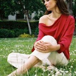 Asymmetrical Pink Silk Blouse -Maison Close Sales asymetric top ce4201c5723ed3ed07df9ee59146ee31