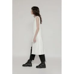 Asymmetrical Blouse With V-Neck - Ivory -Maison Close Sales asymmetrical blouse with v neck ivory 3b62336cce6ff4001d36fb734d8a7acf