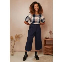 Lori Textured Cord Navy Culotte 11 Lori Textured Cord Navy Culotte -Maison Close Sales ava midnight pink plaid top 7bb8b95e966dd985d2079d135e0d2dbe