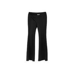 Bellbottom Trousers In Black