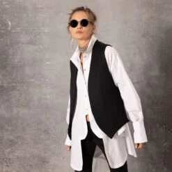 Bellbottom Trousers In Black -Maison Close Sales bellbottom trousers in black a6634879a36d829b8e9aad56ede65af6