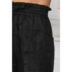 Black Linen Shorts With Pockets -Maison Close Sales black linen shorts with pockets 0f8e713c2d3911f325b0885ffa205491