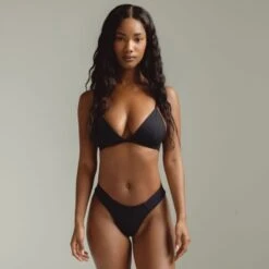 Black Rib Hunter Triangle Bikini Top -Maison Close Sales black rib hunter triangle bikini top f59797b6cc7c625c36ca97b59263572e