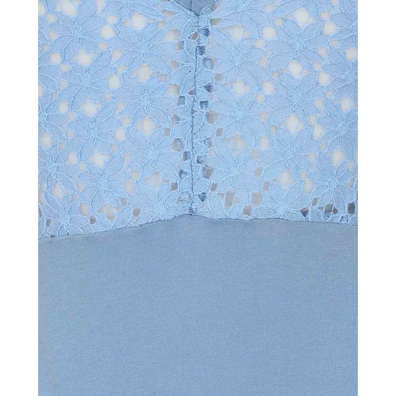 Blue Lace Back Maxi Dress 6 Blue Lace Back Maxi Dress - Image 4