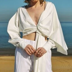 Angy Asymmetric Blouse -Maison Close Sales bq1jeeoozdd2np48fp2s