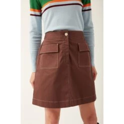Francis Skirt Maroon -Maison Close Sales brrhi5nuhrb7ax4hvwgs