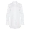 White Organic 100% Organic Cotton Poplin Beach Shirt 2 White Organic 100% Organic Cotton Poplin Beach Shirt -Maison Close Sales btin2aw8gcgpwkkvlicz
