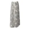 Grace - Silver Fairy Dust 100% Silk Maxi Skirt