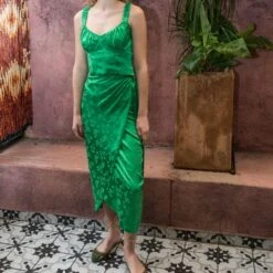 The Wrap-Skirt In Green -Maison Close Sales cfmpmjvyati5zc5bmvkw