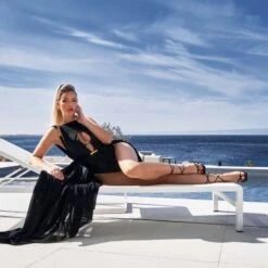 Clementine Beach Cover-Up In Black -Maison Close Sales clementine beach cover up in black c6c93e3d52c0019f5c1b33c00ec7982f