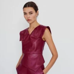 Concrete Red Bustier -Maison Close Sales concrete red bustier 859517a0a3ec11fe1d4bffd230680c16