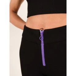 Wicked Elastic Flared Trousers In Black -Maison Close Sales cqctoqjefitgartfnurs