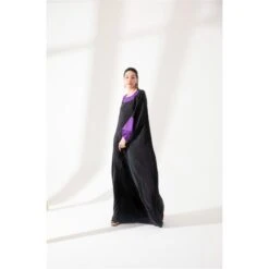 Cupro Dress - Black Purple -Maison Close Sales cs0qnscv088af1ttztx7