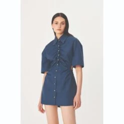 Dorato Blue Dress -Maison Close Sales dorato blue dress f066d59c6be7e4337ce57da64a8a7763