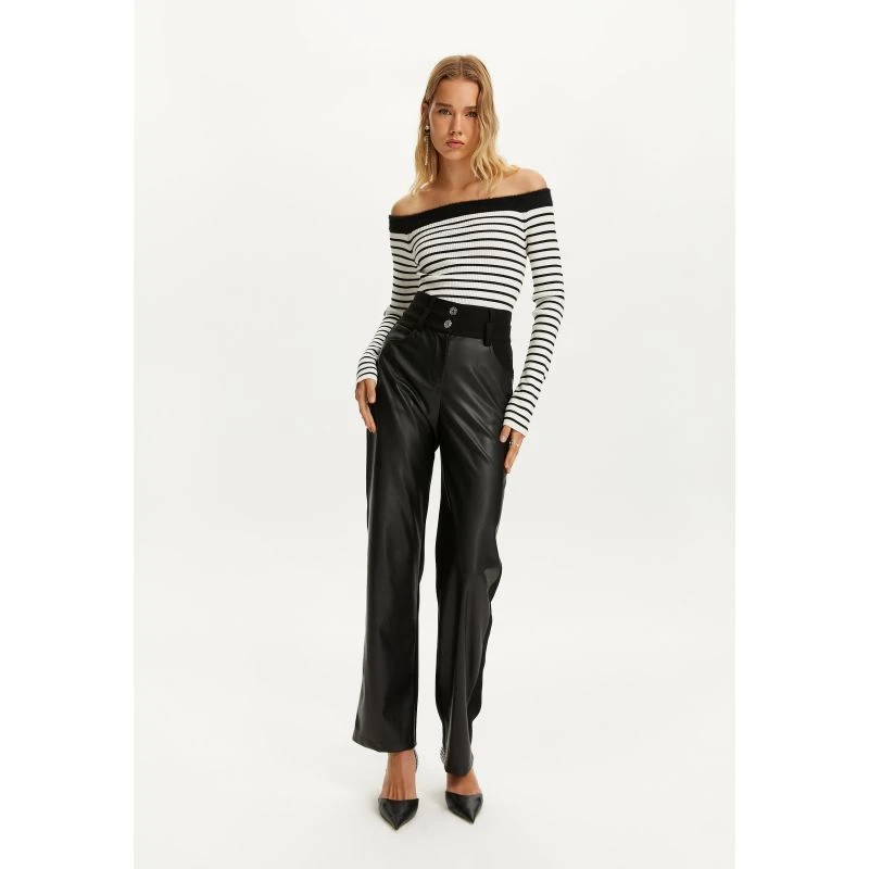 Double Waisted Straight Pants 6 Double Waisted Straight Pants - Image 4