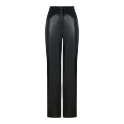 Double Waisted Straight Pants