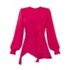 Dress To Impress Asymmetric Drape Blouse - Pink -Maison Close Sales dress to impress asymmetric drape blouse pink 3977158cd15c8e78dcc6ea66c917f246