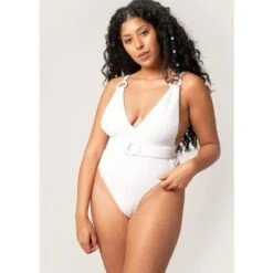 Kythira Low-Back Swimsuit - White -Maison Close Sales dtpmqxc3j25c491unvr8