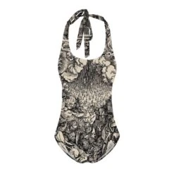 Durer Series Fifth Seal Open Back Swimsuit