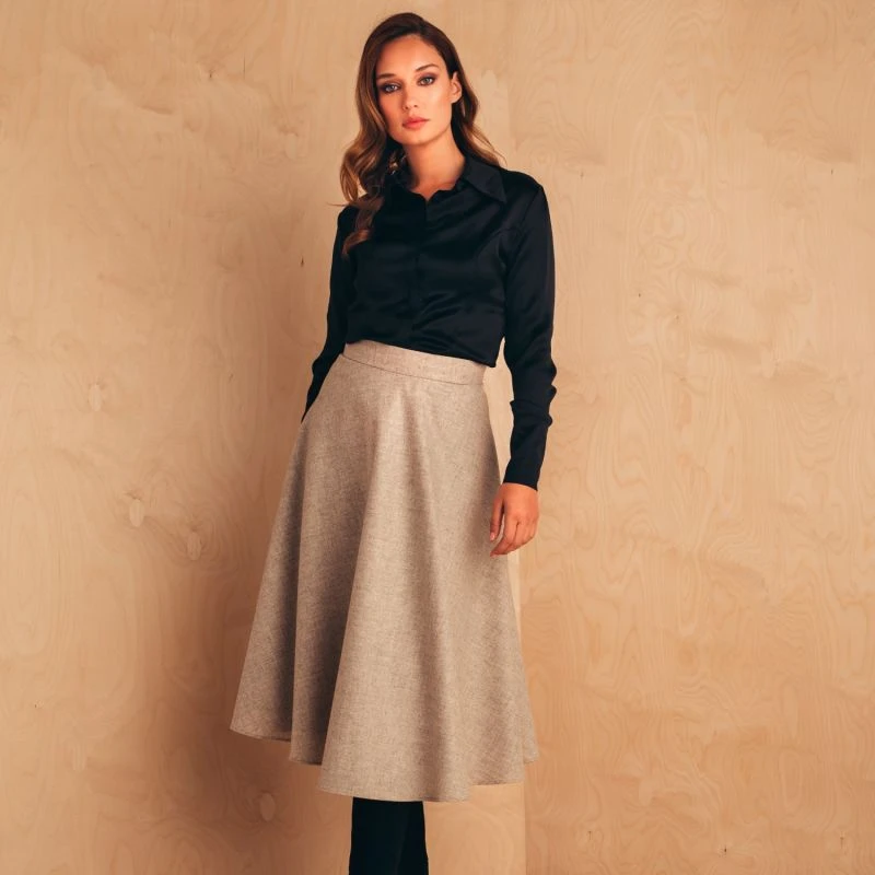 Silk Shirt - Black 4 Silk Shirt - Black - Image 2