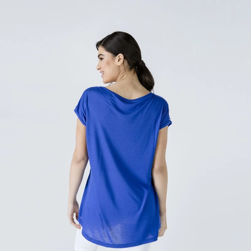 Print Top With Rounded Hemline 9 Print Top With Rounded Hemline - Image 7