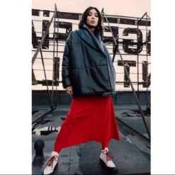 Red Fitted Dress With Belt -Maison Close Sales e7ynmq1i9nkxzhq0dusj