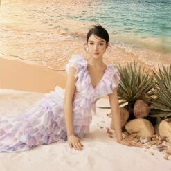 Eileen Shiny Silk Layered Dress -Maison Close Sales eileen shiny silk layered dress 35837acf171a8f876cc0d96561e1b8cd