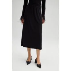 Elastic Waisted Basic Skirt -Maison Close Sales elastic waisted basic skirt 2d16833566fb5fb71c98280ba9f0e222