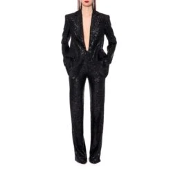 Luca Obsidian Black Sequin Pants 11 Luca Obsidian Black Sequin Pants -Maison Close Sales elxivb0k9fzmchrwqgpm