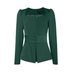 Emerald Dream Fitted Two-Piece Set -Maison Close Sales emerald dream sweetheart blouse 93f4176b740fc70b05139b5bc45c2dc4