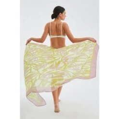 Akira Chiffon Pareo/Scarf - Multicolour -Maison Close Sales emnv2ubivpymmxkw4skd