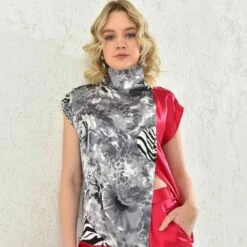 Pink Zebra Silk Blouse -Maison Close Sales ex2oohb57kt8pcoi401o