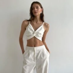 Extra Tall White Linen Trousers - Straight, High-Waisted & Adjustable 17 Extra Tall White Linen Trousers - Straight, High-Waisted & Adjustable -Maison Close Sales extra tall white linen marta trousers b3144fdc8e765c2feeeca7fce6b042c3