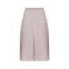 Pleated Fitted Skirt
