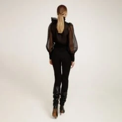 Flawless Black Bow Blouse -Maison Close Sales flawless black bow blouse 57a44e1e9ed5bf3fd6ebfa2db4e00ef5