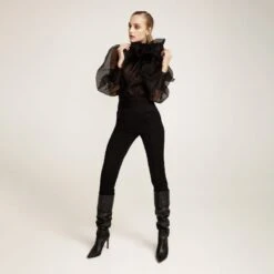 Flawless Black Bow Blouse -Maison Close Sales flawless black bow blouse 81c0758594818166dc2216784a774961