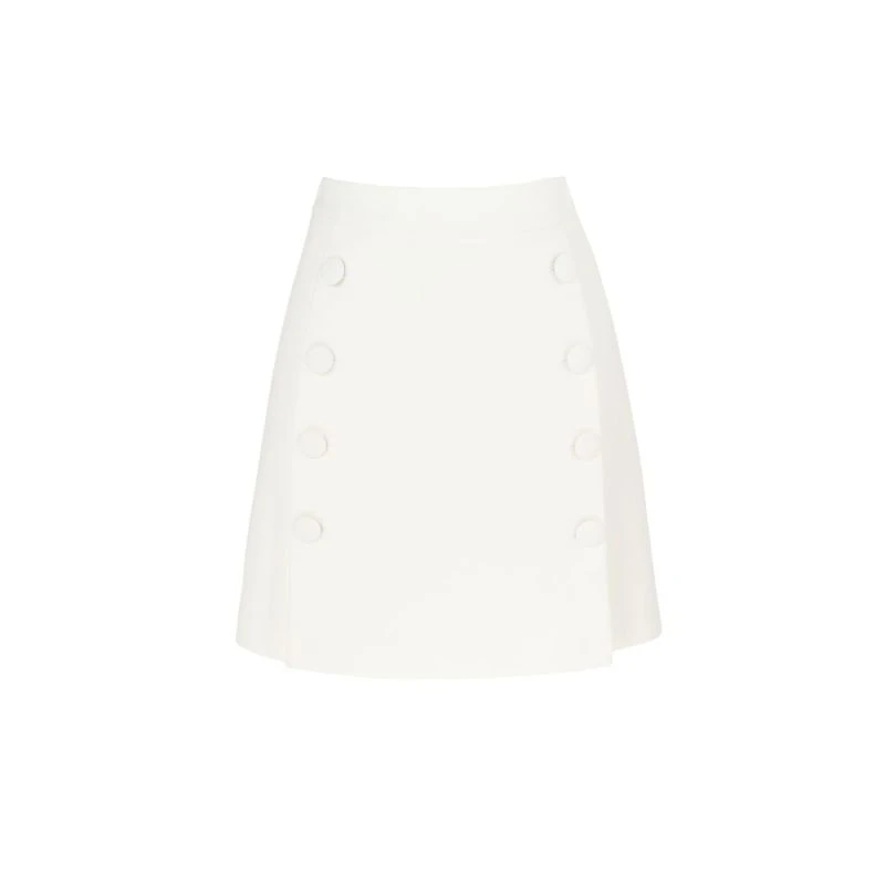 Sara Button Mini Skirt 3 Sara Button Mini Skirt