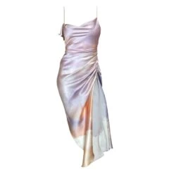 Candy Cloud Silk Dress