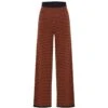 Geometric Pattern Straight Knitwear Trousers - Brown -Maison Close Sales geometric pattern straight knitwear trousers brown ecba5731dc451bcffb855b10b96de65e