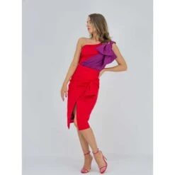 Glam Leisure Bodycon Red Midi Skirt -Maison Close Sales glam leisure bodycon midi skirt red 2 3170d2e376b273b940fd4d0f00664ccc