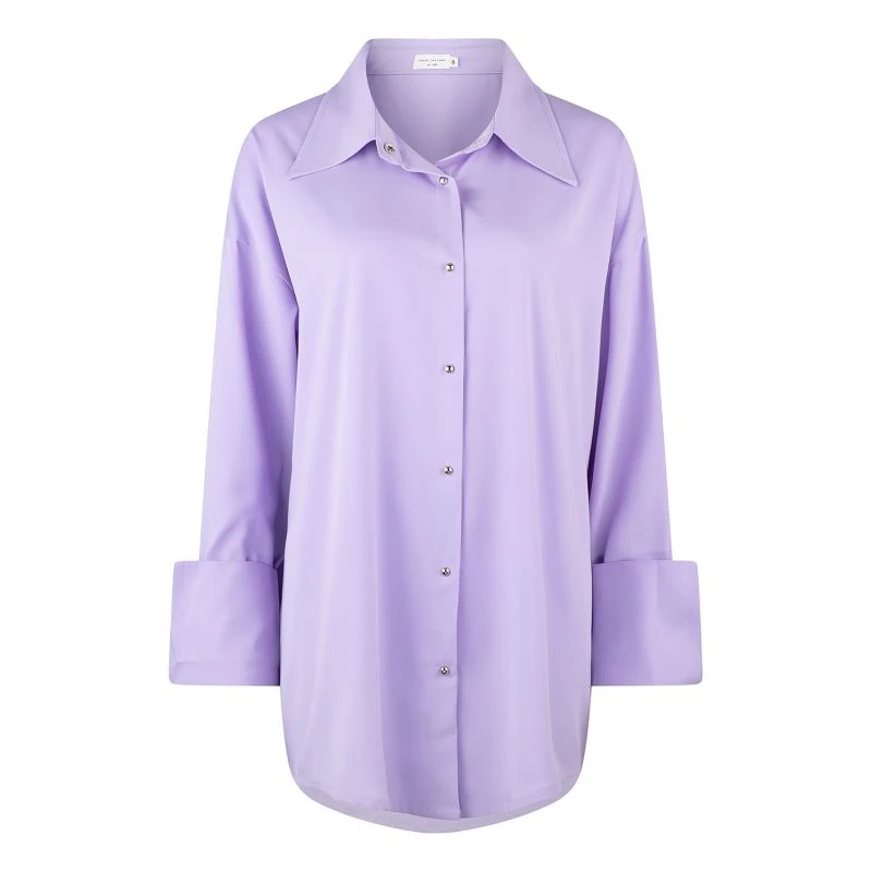 Milan Oversized Shirt - Lilac 3 Milan Oversized Shirt - Lilac